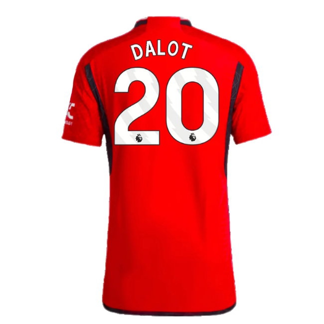 2023-2024 Man Utd Player Version Home Shirt (Dalot 20) — Buy Online