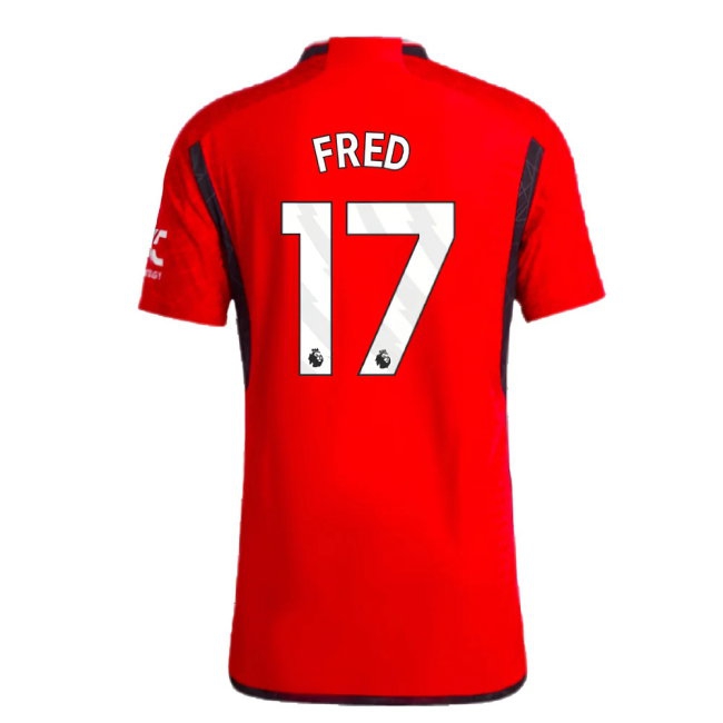 2023-2024 Man Utd Player Version Home Shirt (Fred 17) — Shop Now