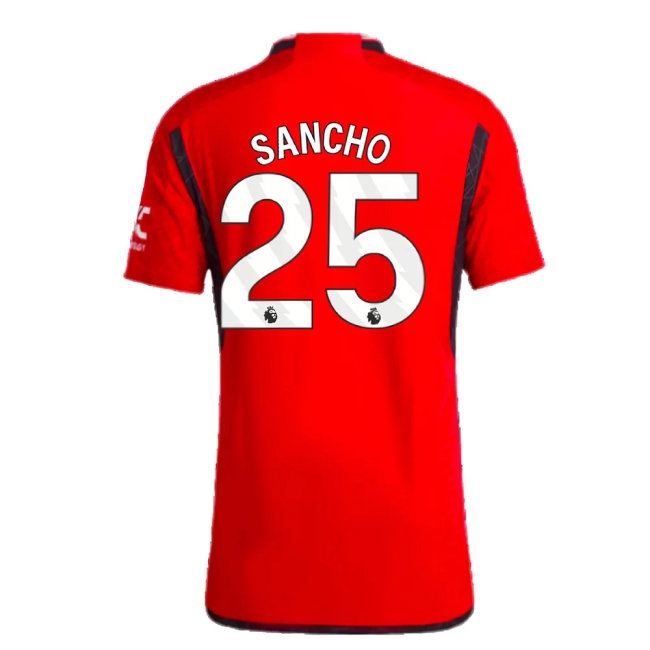 2023-2024 Man Utd Player Version Home Shirt (Sancho 25) — Shop Now