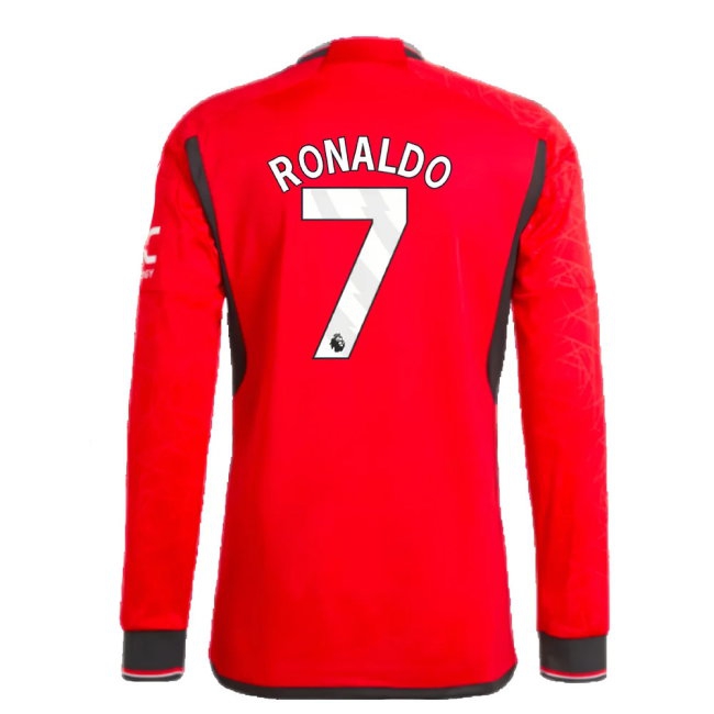 2023-2024 Man Utd Long Sleeve Home Shirt (Ronaldo 7) — Shop Now