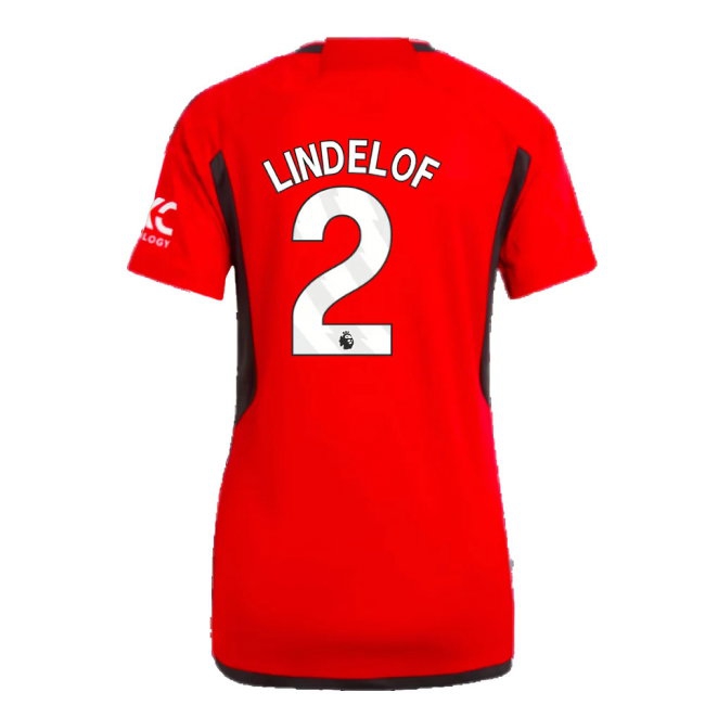 2023-2024 Man Utd Home Shirt (Ladies) (Lindelof 2) — Buy Now