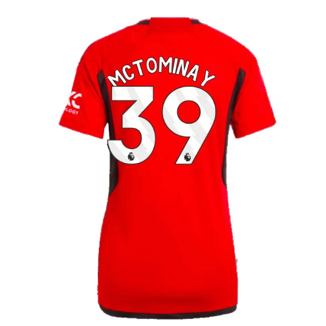 2023-2024 Man Utd Home Shirt (Ladies) (McTominay 39) — Buy Online