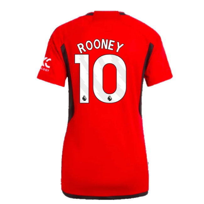 2023-2024 Man Utd Home Shirt (Ladies) (Rooney 10) — Buy Online