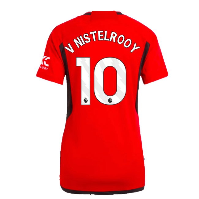 2023-2024 Man Utd Home Shirt (Ladies) (V Nistelrooy 10) — Buy Now