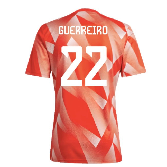 2023-2024 Bayern Munich Pre-Match Shirt (Red) (Guerreiro 22) — Buy Online
