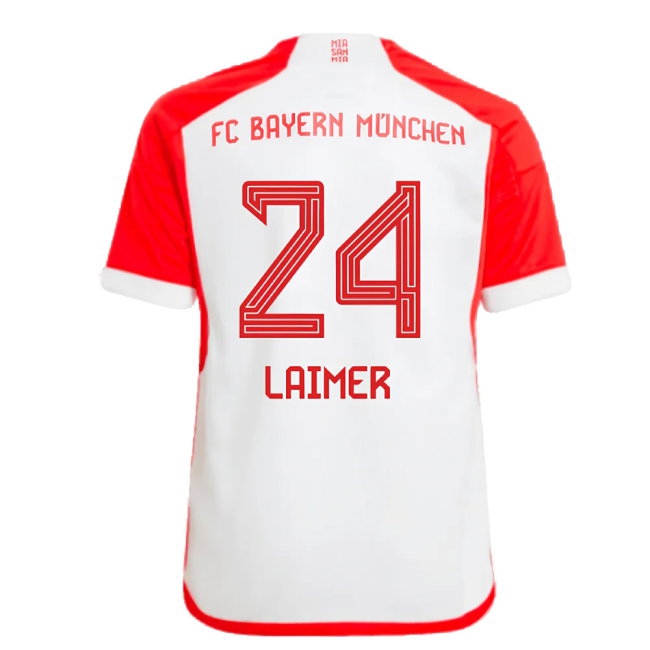 2023-2024 Bayern Munich Home Shirt (Kids) (Laimer 24) — Buy Online