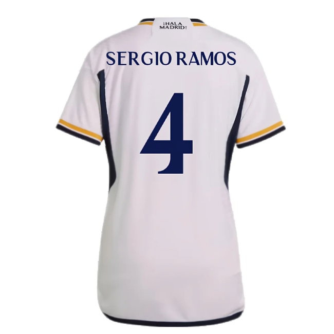 2023-2024 Real Madrid Home Shirt (Ladies) (Sergio Ramos 4) — Shop Now
