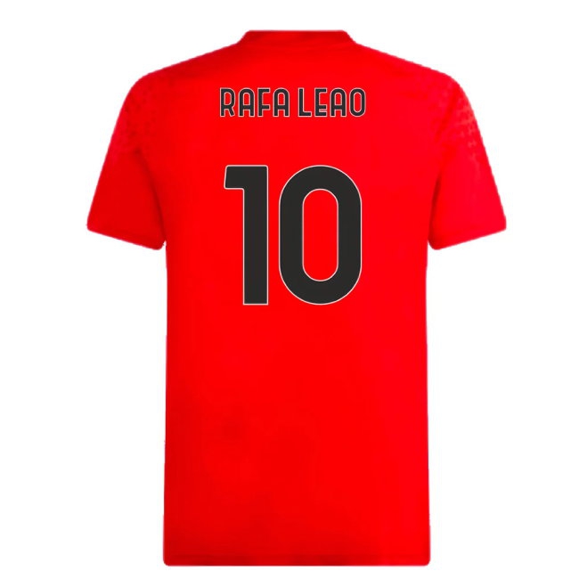 2023-2024 AC Milan Training Jersey (Red) (Rafa Leao 10) — Buy Now