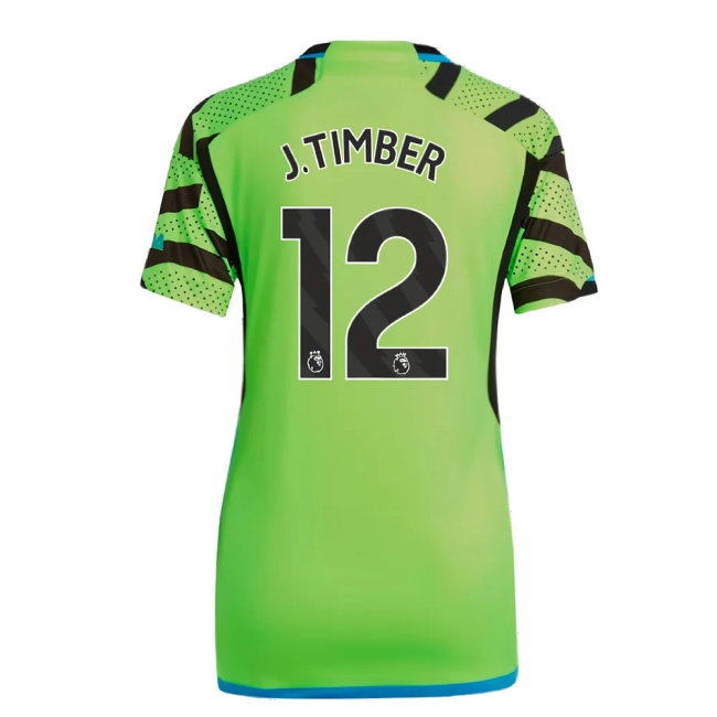 2023-2024 Arsenal Away Shirt (Ladies) (J.Timber 12) — Shop Online