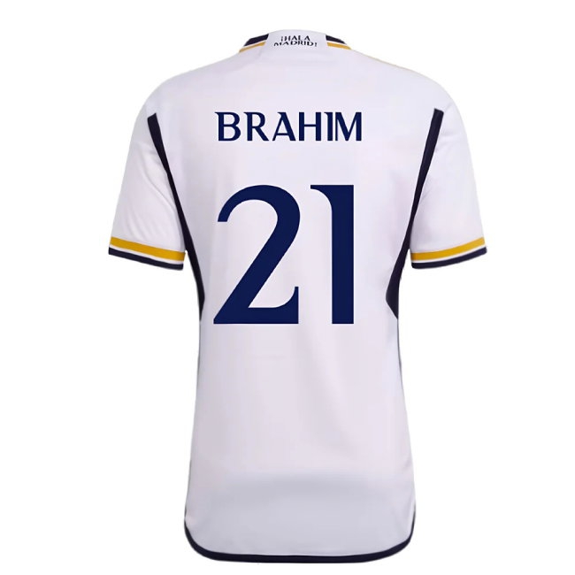 2023-2024 Real Madrid Home Shirt (Brahim 21) — Shop Now