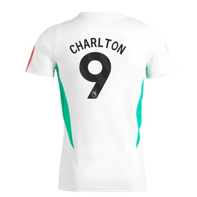 2023-2024 Man Utd Training Jersey (White) - Ladies (Charlton 9) — Buy Now
