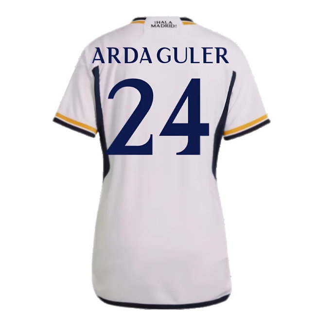 2023-2024 Real Madrid Home Shirt (Ladies) (Arda Guler 24) — Shop Now