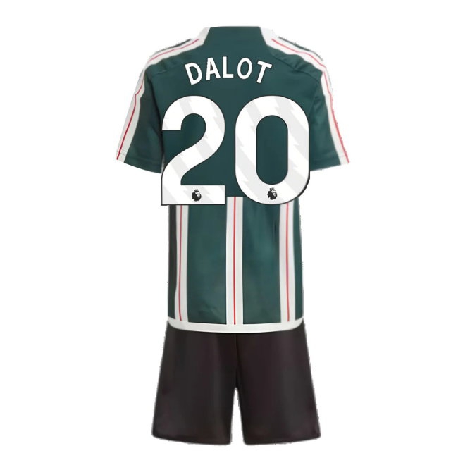 2023-2024 Man Utd Away Mini Kit (Dalot 20) — Shop Online