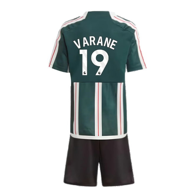 2023-2024 Man Utd Away Mini Kit (Varane 19) — Shop Online