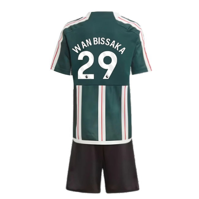 2023-2024 Man Utd Away Mini Kit (Wan Bissaka 29) — Shop Online