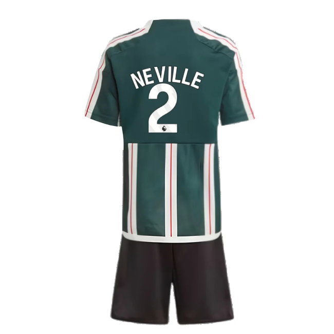 2023-2024 Man Utd Away Mini Kit (Neville 2) — Shop Now