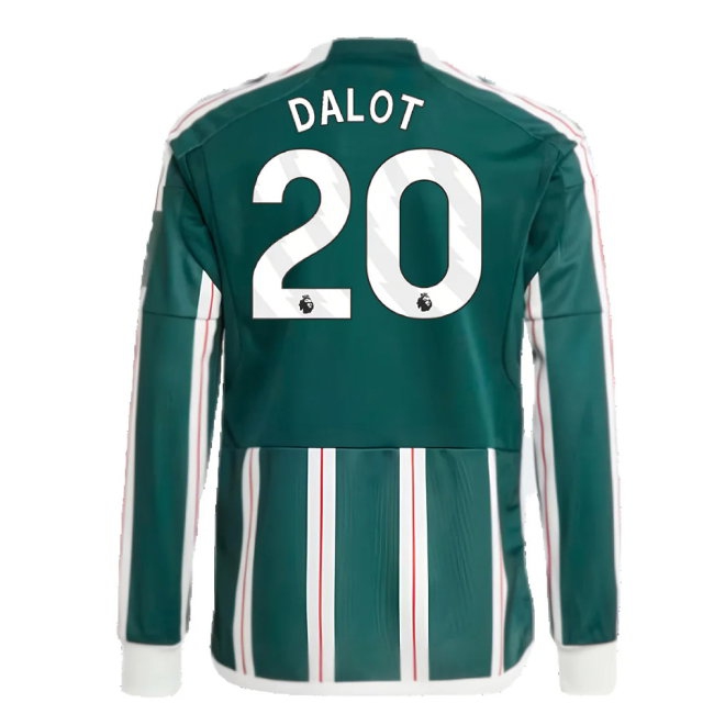 2023-2024 Man Utd Away Long Sleeve Shirt (Kids) (Dalot 20) — Shop Now