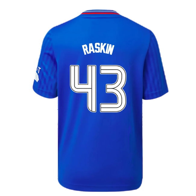 2023-2024 Rangers Home Shirt (Kids) (Raskin 43) — Buy Now