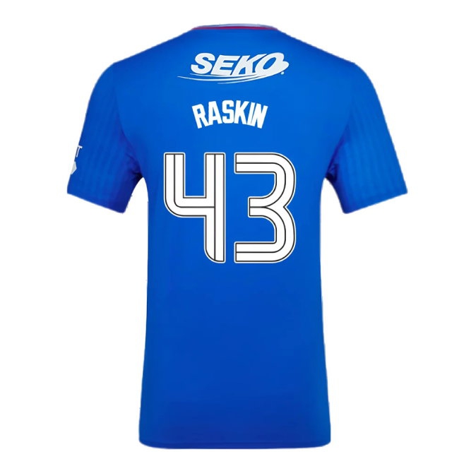 2023-2024 Rangers Pro Player Version Home Shirt (Raskin 43) — Shop Online