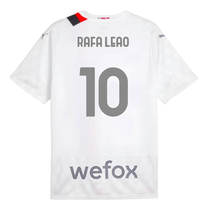 2023-2024 AC Milan Away Shirt (Rafa Leao 10) — Buy Online