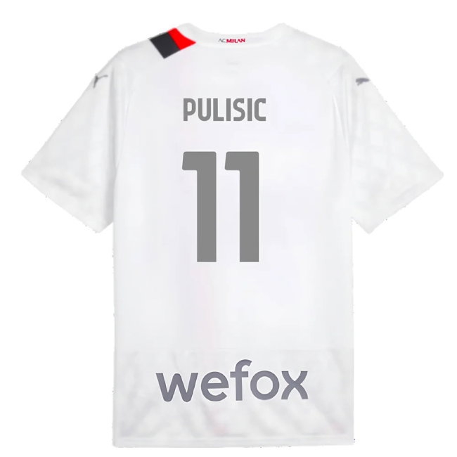 2023-2024 AC Milan Away Shirt (Pulisic 11) — Shop Now