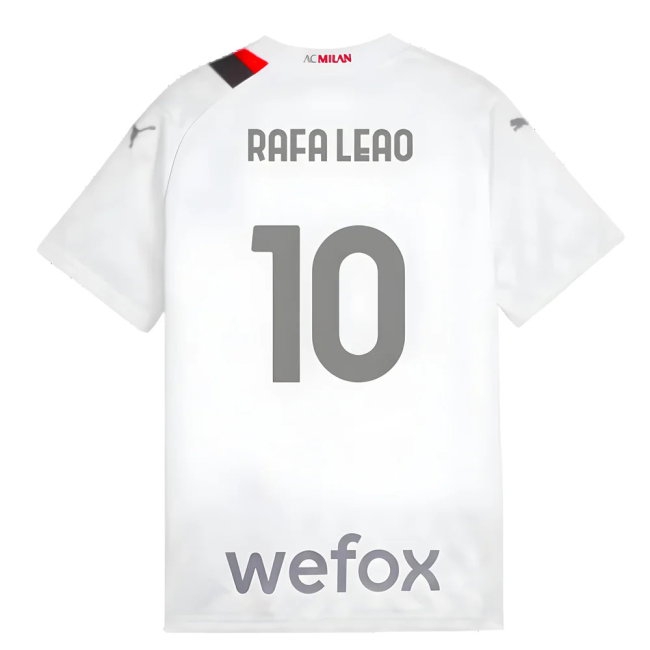2023-2024 AC Milan Away Shirt (Kids) (Rafa Leao 10) — Shop Online