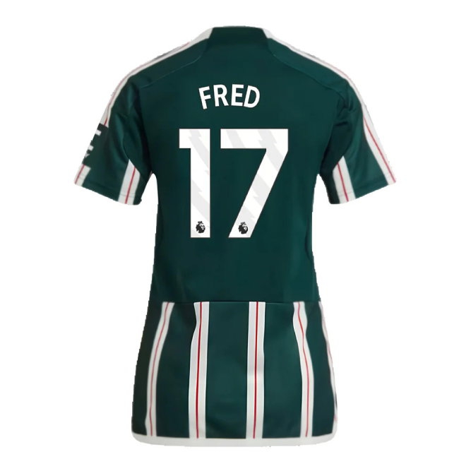 2023-2024 Man Utd Away Shirt (Ladies) (Fred 17) — Shop Now