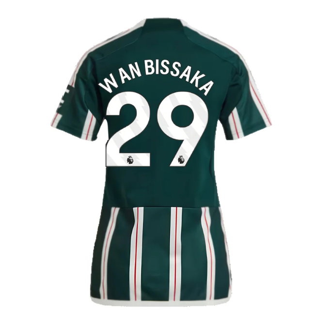 2023-2024 Man Utd Away Shirt (Ladies) (Wan Bissaka 29) — Buy Online