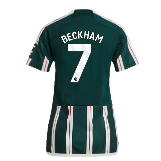 2023-2024 Man Utd Away Shirt (Ladies) (Beckham 7) — Shop Online