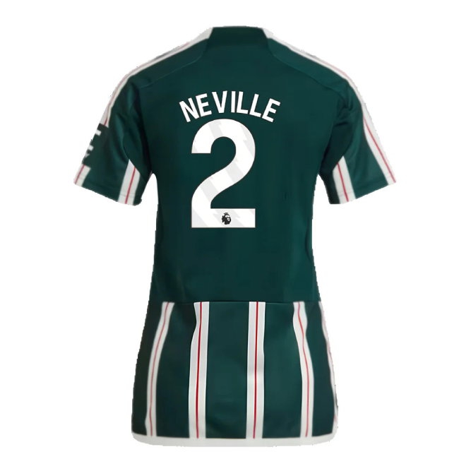 2023-2024 Man Utd Away Shirt (Ladies) (Neville 2) — Buy Now