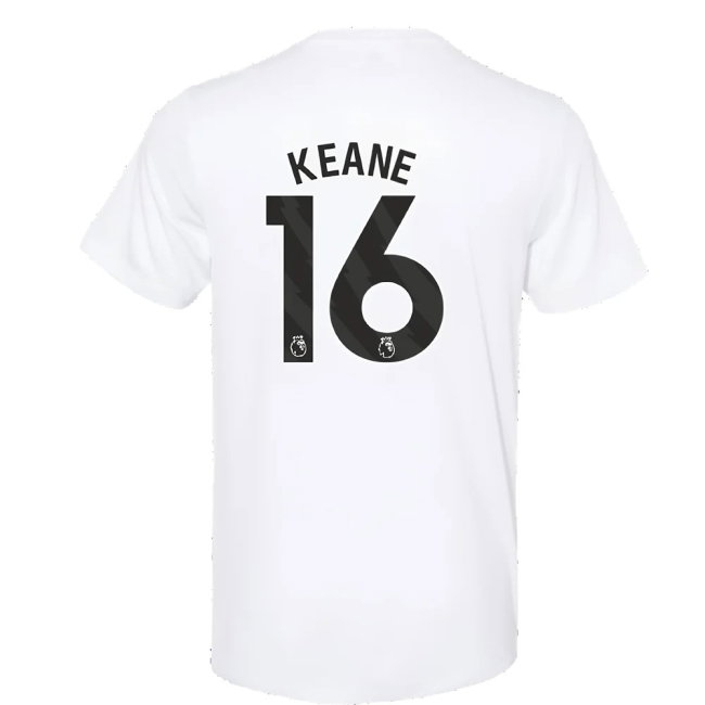 2023-2024 Man Utd Training Tee (White) (Keane 16) — Buy Now