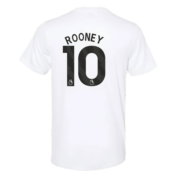 2023-2024 Man Utd Training Tee (White) (Rooney 10) — Shop Online