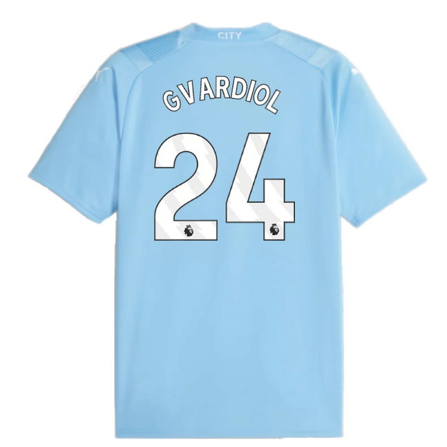 2023-2024 Man City Home Shirt (Gvardiol 24) — Shop Online