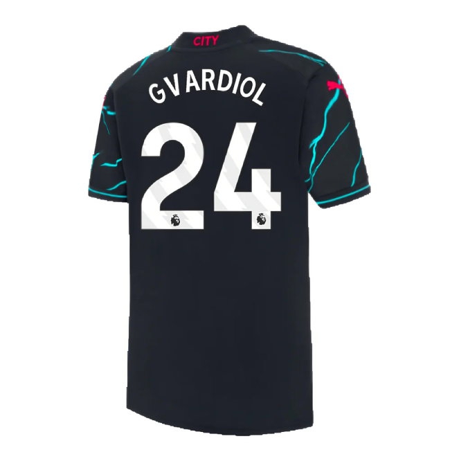 2023-2024 Man City Third Mini Kit (Gvardiol 24) — Buy Online