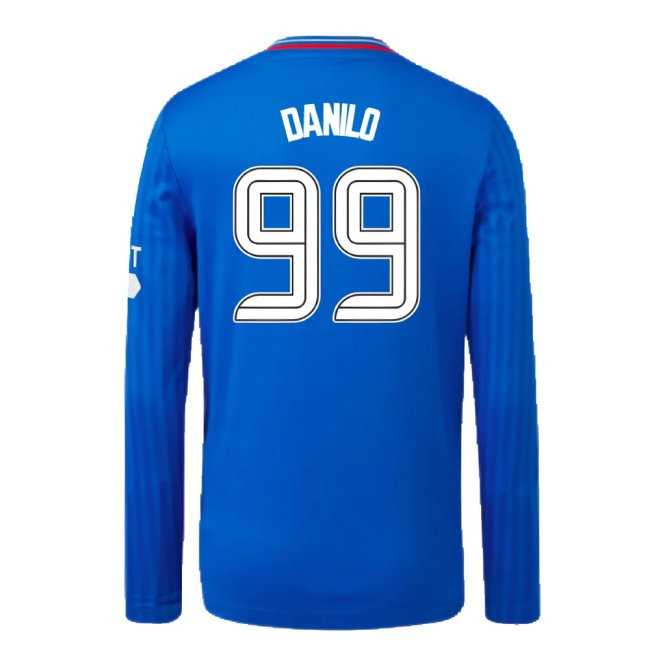 2023-2024 Rangers Long Sleeve Home Shirt (Kids) (Danilo 99) — Shop Online