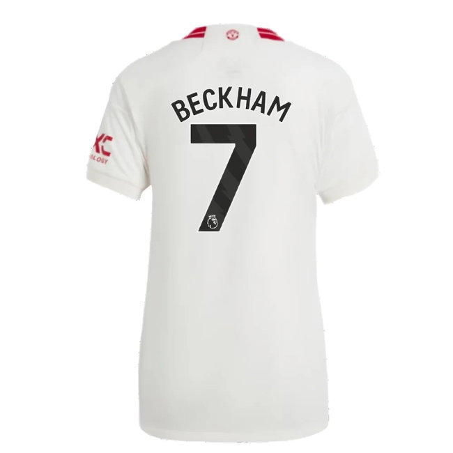 2023-2024 Man Utd Third Shirt (Ladies) (Beckham 7) — Shop Online