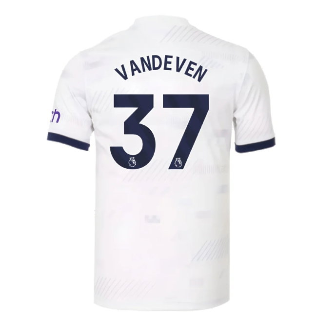 2023-2024 Tottenham Hotspur Home Shirt (Van De Ven 37) — Shop Online