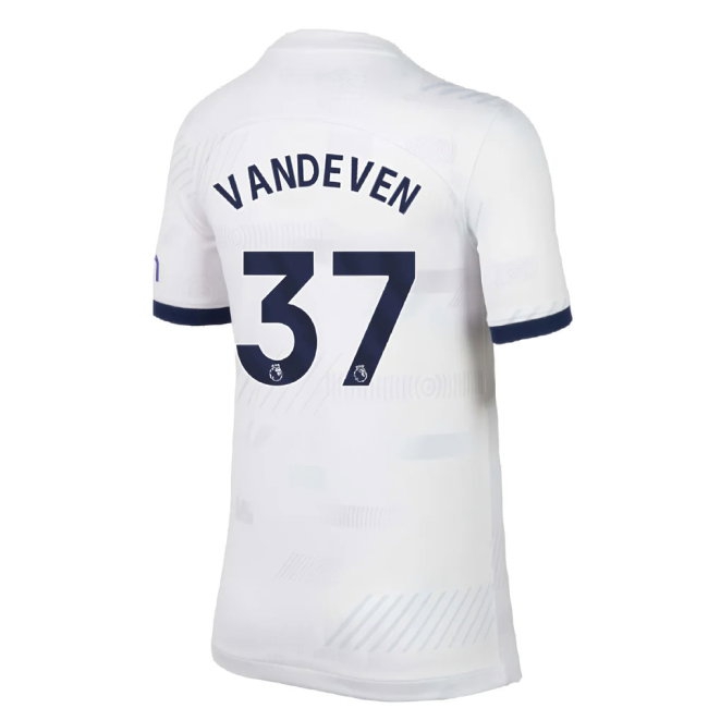 2023-2024 Tottenham Home Shirt (Kids) (Van De Ven 37) — Shop Online