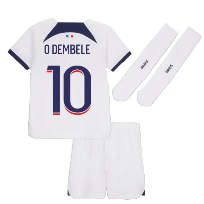 2023-2024 PSG Away Little Boys Mini Kit (O Dembele 10) — Shop Now