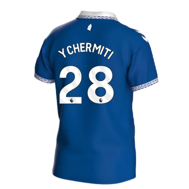2023-2024 Everton Home Shirt (Y Chermiti 28) — Shop Now