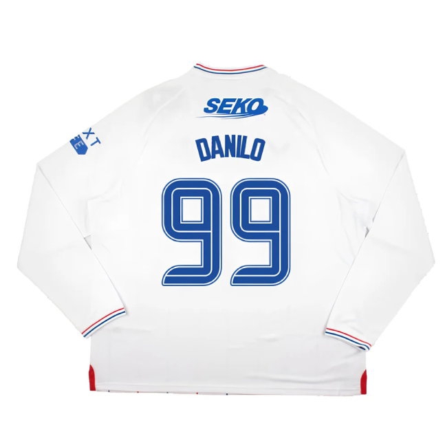 2023-2024 Rangers Long Sleeve Away Shirt (Danilo 99) — Shop Now