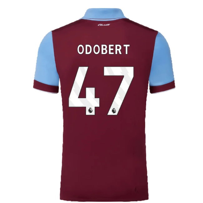 2023-2024 Burnley Home Shirt (Odobert 47) — Shop Online
