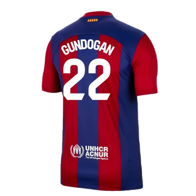 2023-2024 Barcelona Home Shirt (Gundogan 22) — Shop Now