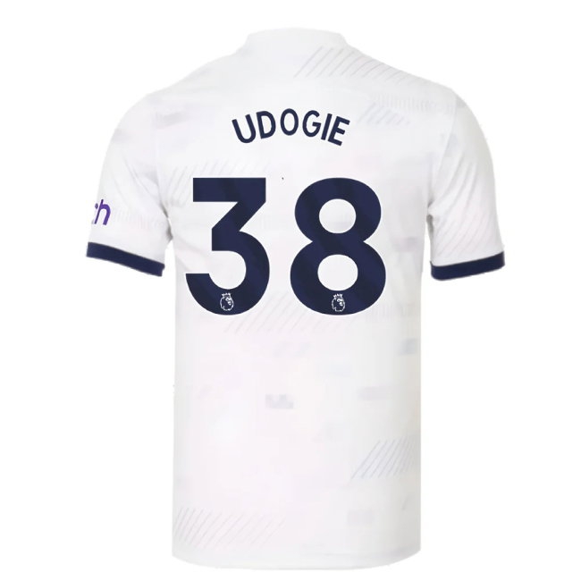2023-2024 Tottenham Hotspur Home Shirt (Udogie 38) — Shop Online