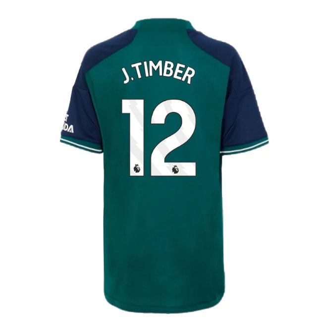 2023-2024 Arsenal Third Shirt (Kids) (J.Timber 12) — Buy Now