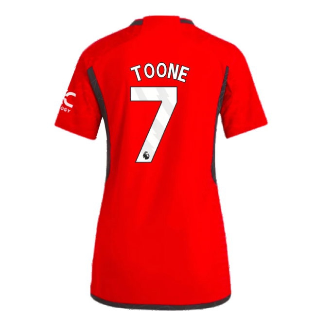 2023-2024 Man Utd Player Version Home Shirt (Ladies) (Toone 7) — Shop Online