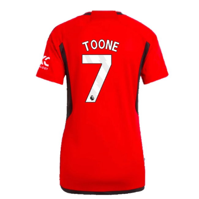 2023-2024 Man Utd Home Shirt (Ladies) (Toone 7) — Shop Now