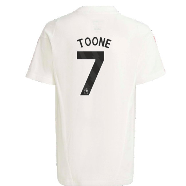 2023-2024 Man Utd Training Tee (White) - Kids (Toone 7) — Shop Online