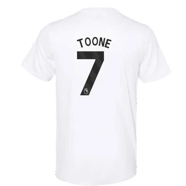 2023-2024 Man Utd Training Tee (White) (Toone 7) — Buy Online