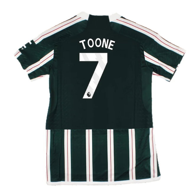 2023-2024 Man Utd Player Version Away Shirt (Ladies) (Toone 7) — Buy Now